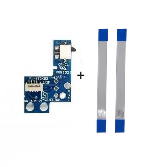 Kit Reparo Placa Reset Power Ps2 9000x SCPH-90010 SCPH-90001 Liga/desliga + 2 Cabo Flat