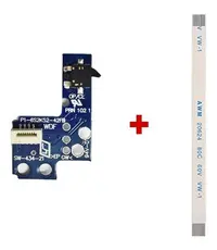 Kit Reparo Placa Reset Power + Cabo flat Ps2 SCPH-9000x SCPH-90010 SCPH-90001 Liga e Desliga