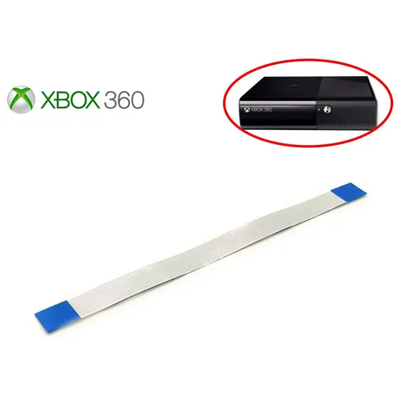 Flat 14 Vias / Pinos Power Eject Cabo Xbox 360 Super Slim