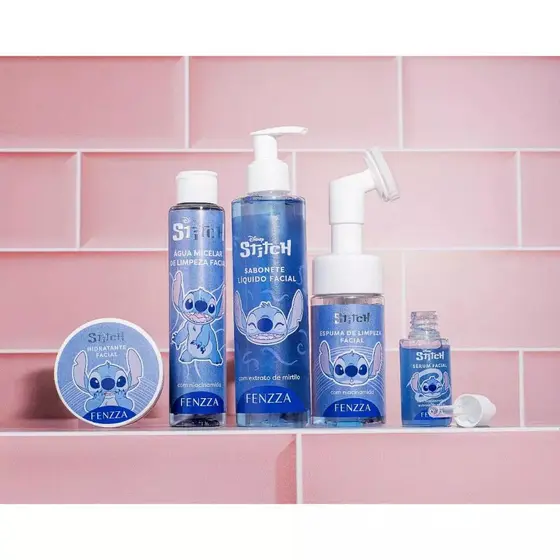 Linha de Limpeza Facial e Corporal Stitch Disney Cheirinho de Baunilha - Fenzza