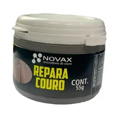 Repara Couro Novax 55g - Corrige Trincas Furos E Arranhões De Forma Rápida E Duradoura