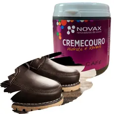 Creme Couro Novax 200g - hidrata revitaliza e conserva couro liso natural ou sintético
