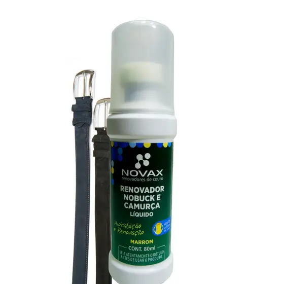 Renovador Nobuck E Camurça Líquido 80ml - Revitaliza Cores E Hidrata Couros Com Eficiência