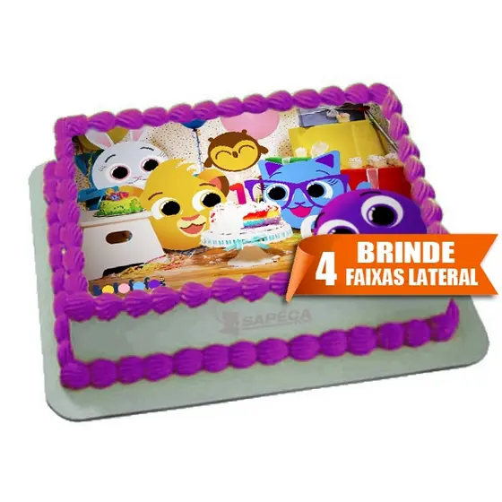 Papel arroz Bolofofos 30x40cm para Bolo Grande