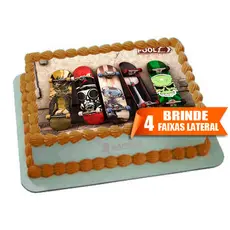 Papel arroz Skate para Bolo de 4kg