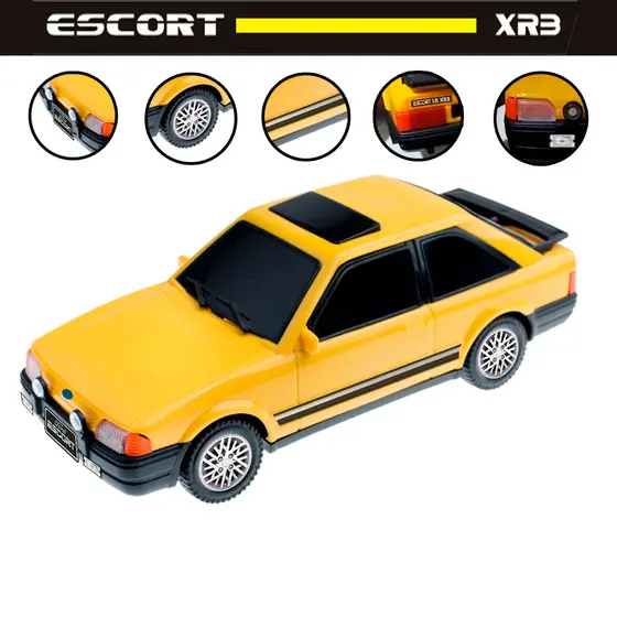 Escort XR3 Carrinho + Apliques Rodas Exclusiva Lateral placas Diverplas