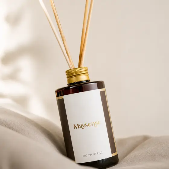 Difusor de Aromas 300ml Com Varetas Aromatizador de Ambiente Maysense