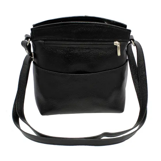 Bolsa Feminina Couro Legitimo Transversal Casual Bls287