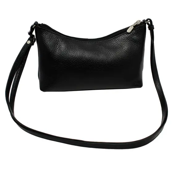 Bolsa Em Couro Legitimo Tira Colo Festa Ombro Transversal Casual