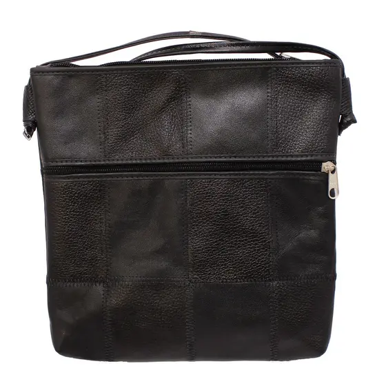 Bolsa Em Retalhos De Couro Doras Bolsas Feminina Transversal