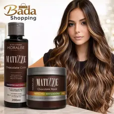 Máscara Tonalizante Avelã Chocolate Acobreado 100% Natural Sem Amônia Morena Acobreada  Matizze