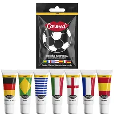 Hidratante Labial Carmed Seleções Campeãs Surpresa 5g Sprite 10g Coca-Cola 10g