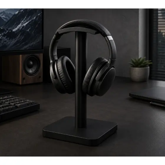 Suporte para Headset Gamer de Mesa – Base Antiderrapante | 25 cm