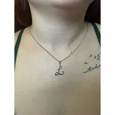 Colar de Letra Inicial Do nome L Feminino Antialérgico envio imediato