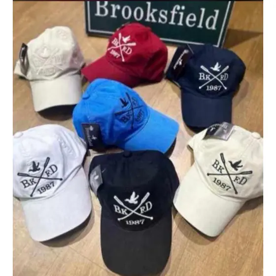 Boné Masculino Brooksfield Premium Aba curva ajustável envio imediato