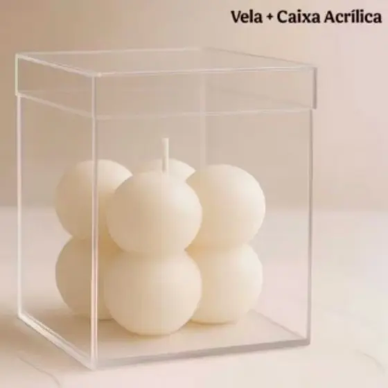 Kit 30 Mini velas bubble para lembrancinhas / aniversários / Eventos / Dia das mães