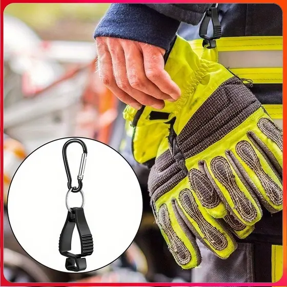 Novo 2 Pçs Multifuncional Anti Perda Luva Clipe Ao Ar Livre Mochila Acessórios , Portátil De Proteção Do Trabalho , Ganc