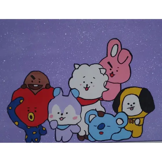 Quadro decorativo BT21