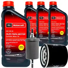 Kit Revisao Oleo 5w30 E Filtro Óleo Combustivel New Fiesta Ecosport Sigma