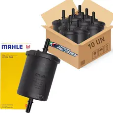 Kit Atacado Oficina Revenda Distribuidor Italia Ricambi 10 Filtro De Combustível Mahle Metal Leve KL583