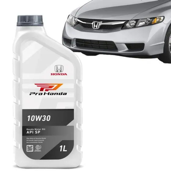 Oleo De Motor Lubrificante Automotivo Carro Pro Honda 10W30 Mineral Api SP - 1 Litro
