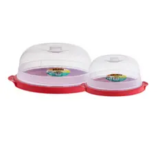 Kit Boleira + Queijeira  Plástico Kit Mantimento Gourmet Mesa Café