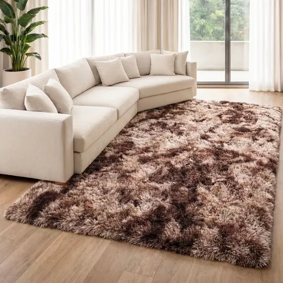 Tapete Peludo 2,50 x 2,00 Grande Felpudo Para Sala e Quarto