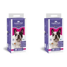 Tapetes Higienicos Confort Pads 80x60cm 60 Unidades P/ Pets