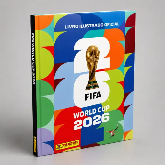 Álbum da Copa do Mundo Brasil Seleção Capa Dura Figurinha 2026 mundial