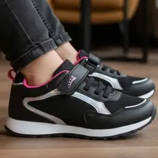 Tênis Infantil Ortopasso Jogging Sola Bicolor Menina/ Menino