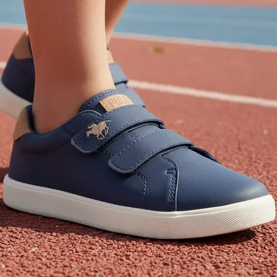 Tênis Infantil Ortopasso Casual Menino Azul Marinho