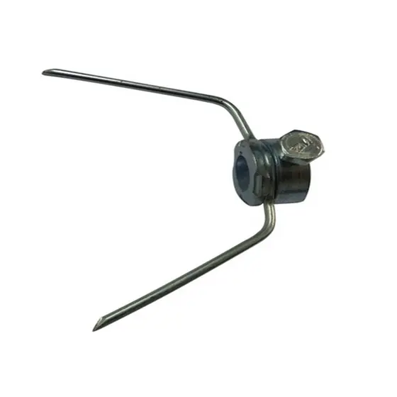 Espeto Gancho Garfo Simples Maquina Assar Frango 8 Peças
