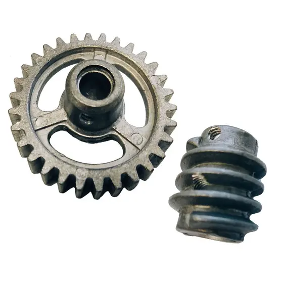 6 Engrenagem 82mm 30 Dentes 6 Rosca Sem Fim Frangueira Maquina Frango
