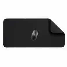 Mouse Pad Gamer 70x35cm Infantil Adulto Escritório Alta Qualidade Preto Liso Borracha Importada