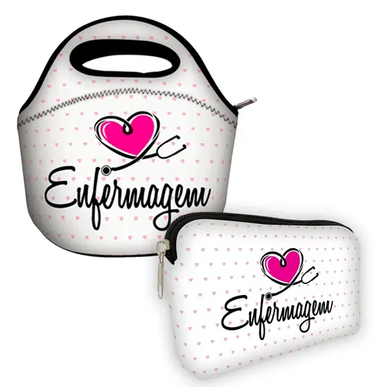Kit Basic em Isoflex com 1 Bolsa + 1 Necessaire - ISOPRENE - Enfermagem Branco
