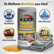 Rolo Pano Microfibra Reutilizável 20 Folhas Multiuso Para Limpeza Casa Cozinha Lavável