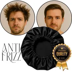 Touca de Cetim Premium Anti Frizz para Cabelos Crespos Cacheados e Ondulados
