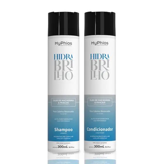 Kit Shampoo e Condicionador Hidra Brilho - MyPhios