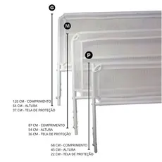 Grade de cama NORMAL E BOX - Protetor Para Cama - PEQUENA, MÉDIA E GRANDE Criancas Reforçada Lavável