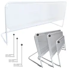 Grade de Cama NORMAL e BOX - Protetor para Cama - Pequena, Média e Grande Crianças Reforçada e Lávavel