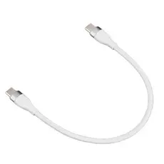 Cabo Dados e Carregamento USB-C Duplo Tipo C Duplo CxC Curto 20cm Ideal Powerbank Carregador