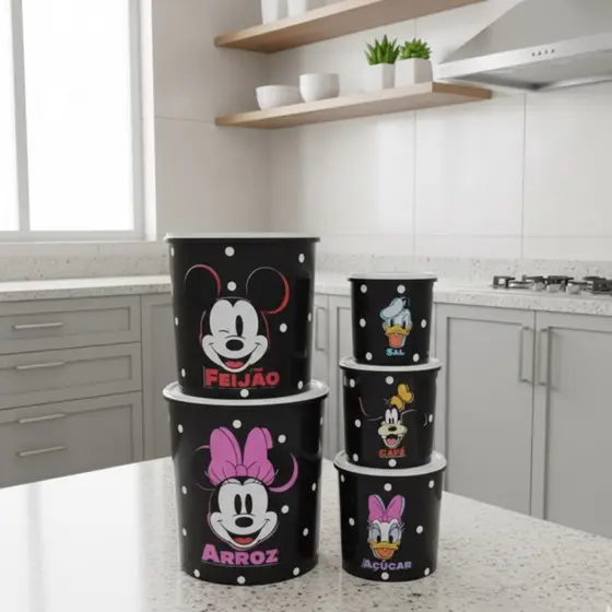 jogos  de mantimentos 5 peças turma do mickey