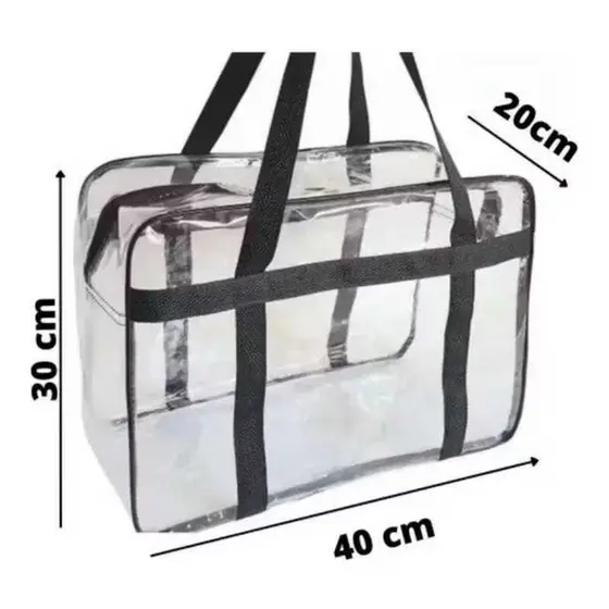 Bolsa Transparente (praia Piscina Guardar Brinquedo