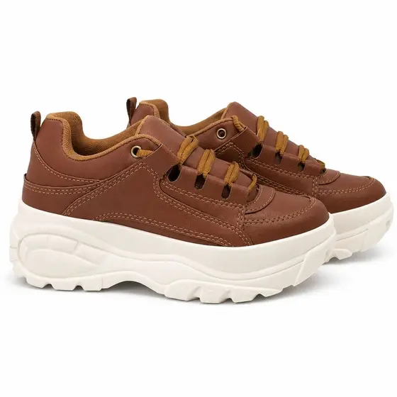 Tênis Plataforma Feminino Bufalo London