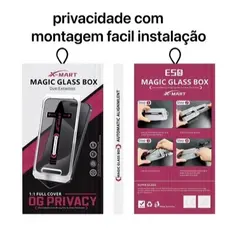 Película Privacidade Premium Magic Box Full Cover Brilho HD iPhone Todos os modelos