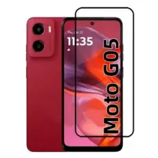 Kit Capa Anti Impacto Transparente + Película De Vidro 3D MOTO G05/G15/G35