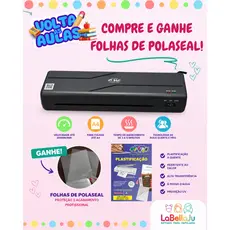 NOVA Plastificadora e Laminadora  A4 Offl-01 - FRIO E QUENTE - OFF PAPER