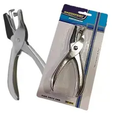 Perfurador Furador de Papel Alicate 1 Furo em Metal Aço Resistente