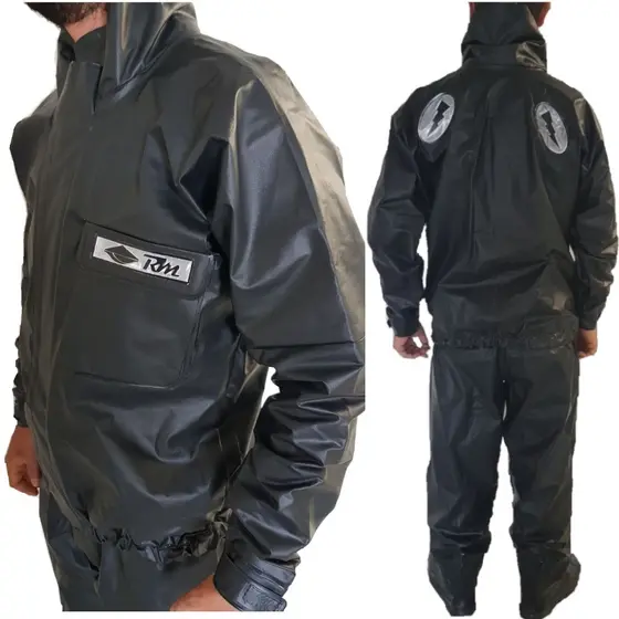 Capa De Chuva Motoboy Moto Proteção Chuva Impermeavel Rm Bronze