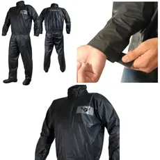 Roupa de Chuva Capa Motociclista Ciclista Flex Maleável Resistente